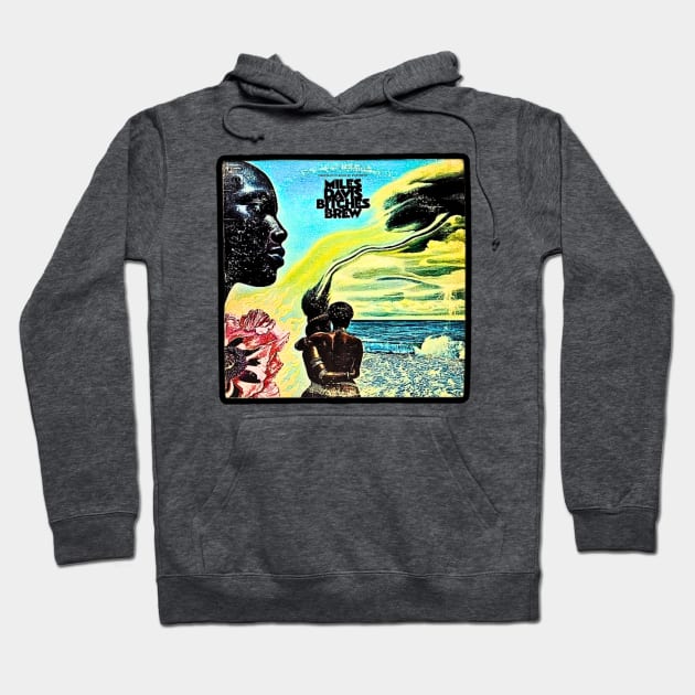 Bitches Brew Album Cover - Miles Davis Hoodie by Veritè Kulture Vulture T-Shirts & Apparel